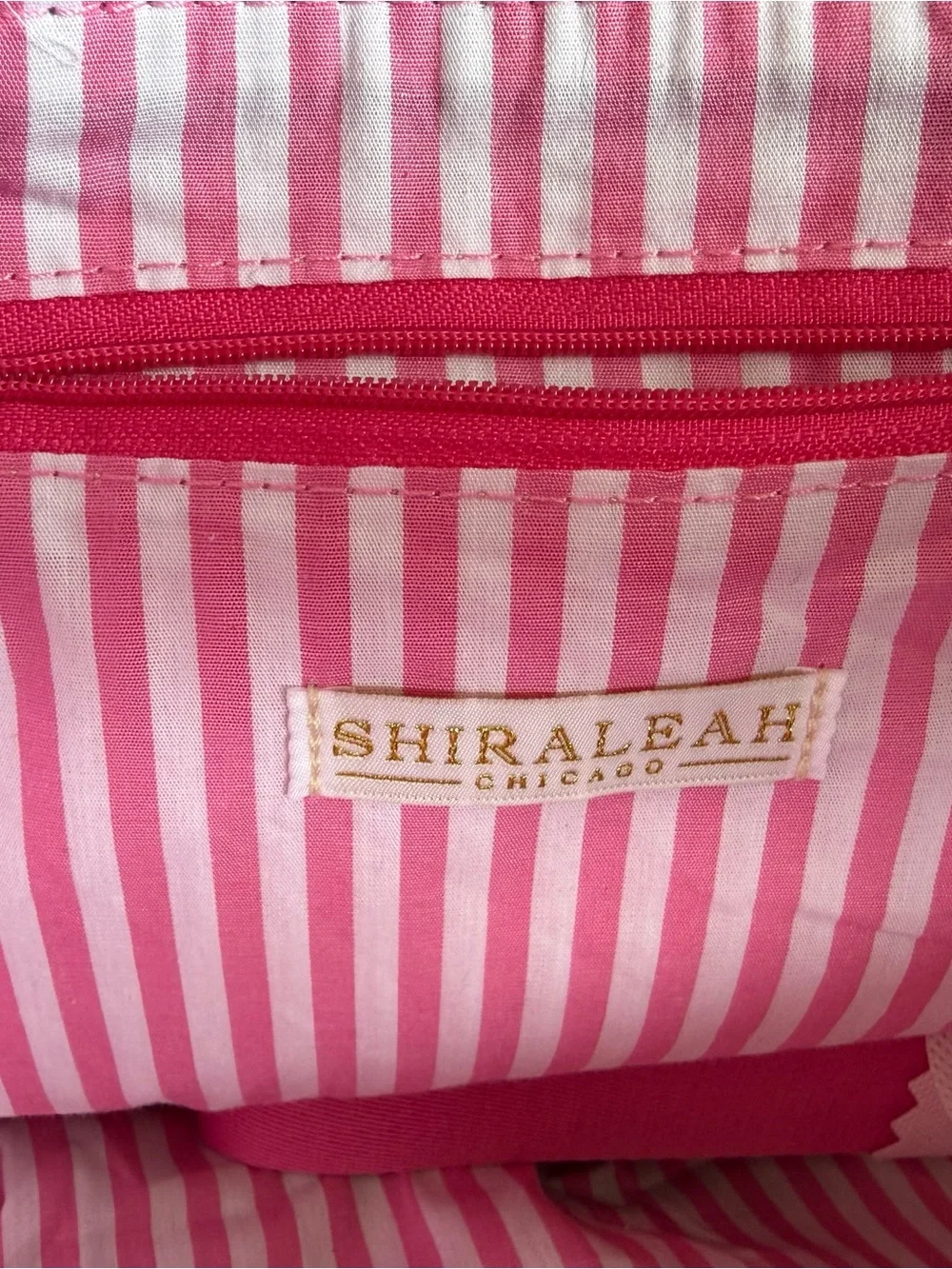 Shiraleah Cabana Weekend Navy Tote with Rainbow Embroidery